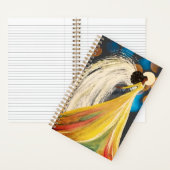 Mondlicht-Angel-Spiral-Notebook (5.5 x 8.5) Notizblock (Innen)