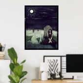 Mondlicht Appartement Poster (Heimbüro)