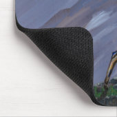 Mondlicht auf dem Berg - Abstrakte Farbe Mousepad (Ecke)