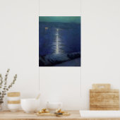 Mondlicht auf dem Fluss, 1919 Poster (Küche)