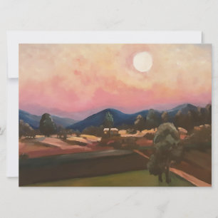 Mondlicht auf dem Land Karte