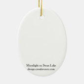 Mondlicht auf dem Swan Lake Ornament (Hinten)