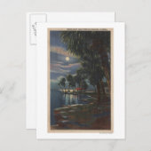 Mondlicht auf einem Florida Beach Florida Postkarte (Vorne/Hinten)