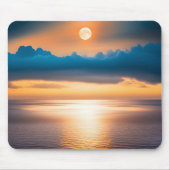 Mondlicht auf Meerwasser Mousepad (Vorne)