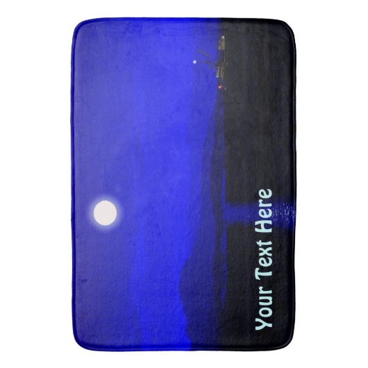 Mondlicht Badematte (Vorderseite Vertikal)