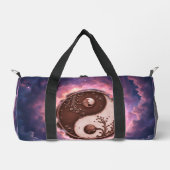 Mondlicht Balance – Yin Yang des ewigen Lichts. Duffle Bag (Vorderseite)