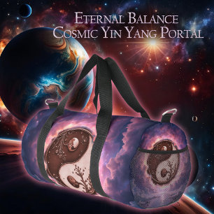 Mondlicht Balance – Yin Yang des ewigen Lichts. Duffle Bag