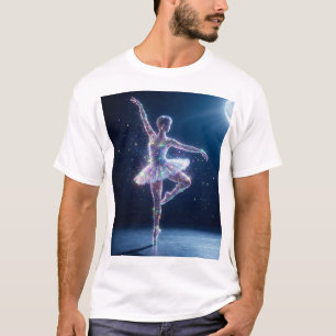 Mondlicht-Ballerina – Tanz der sternenklaren Anmut T-Shirt
