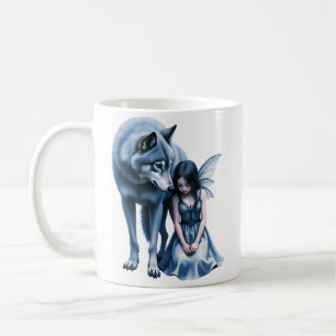 Mondlicht-Band – Der Wolf und die gothische Fee. Kaffeetasse
