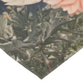 Mondlicht-Bäume und Blüten Tischdecke (Schrägansicht)