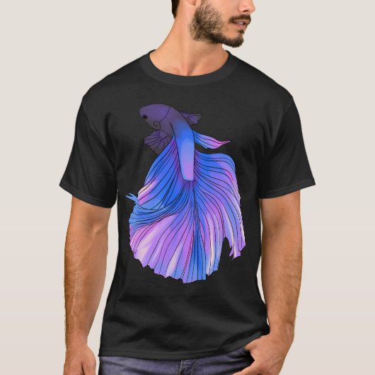 Mondlicht-Betta T-Shirt (Vorderseite)