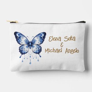 Mondlicht Blaue Schmetterling - individuell Zubehörtasche