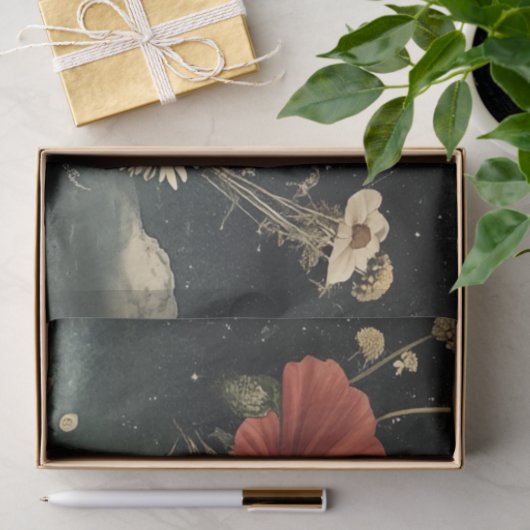 Mondlicht blüht über den rustikalen Charme Seidenpapier (Geschenk)