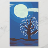 Mondlicht Briefpapier (Vorderseite)