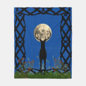 Mondlicht Deer Fleecedecke (Vorderseite)