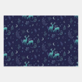 Mondlicht Deer Geschenkpapier Set (Vorderseite)