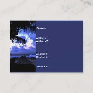 Mondlicht der Visitenkarte