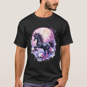 Mondlicht-Einhorn unter vergessenen Rosen, T-Shirt