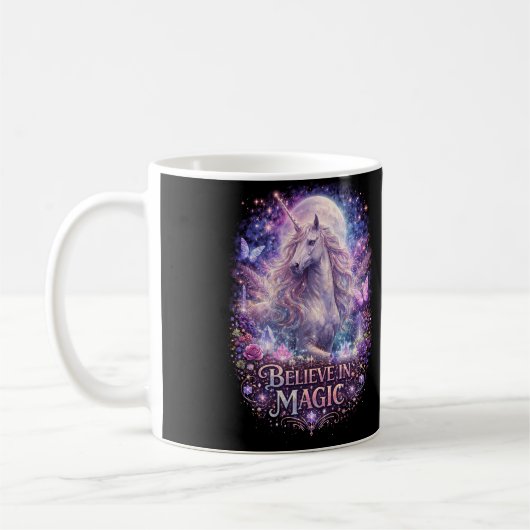 Mondlicht Einhornträume Kaffeetasse (Links)