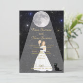 Mondlicht Einladung (Stehend Vorderseite)