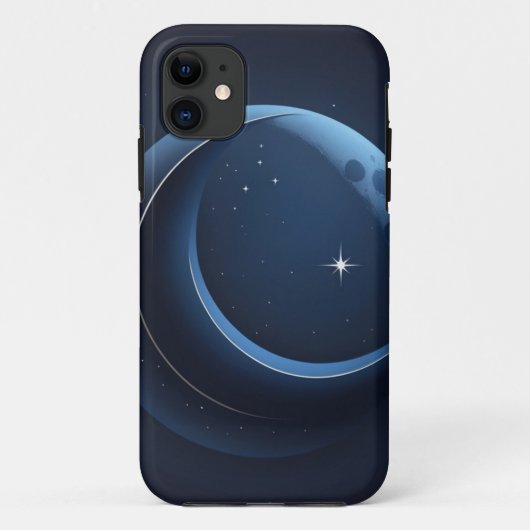 Mondlicht: Elegante Nacht Case-Mate iPhone Hülle (Rückseite)
