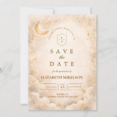 Mondlicht-Eleganz Quinceañera Save The Date (Vorderseite)