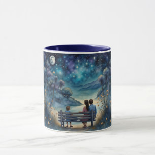 Mondlicht-Familientasse Tasse