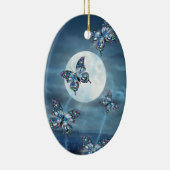 Mondlicht Flattern Keramik Ornament (Rechts)
