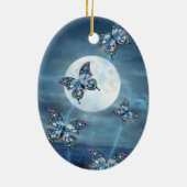 Mondlicht Flattern Keramik Ornament (Hinten)