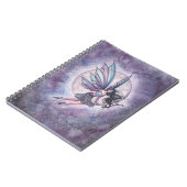 Mondlicht Flug Fee Fantasie Kunst Notizblock (Linke Seite)