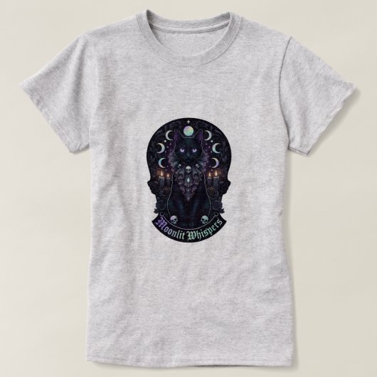 Mondlicht-Geflüster T-Shirt (Design vorne)