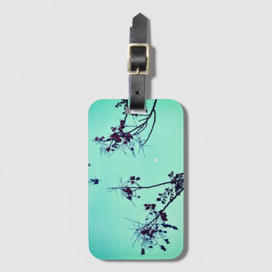 Mondlicht-Gepäckmarke Gepäckanhänger (Vorderseite Vertikal)