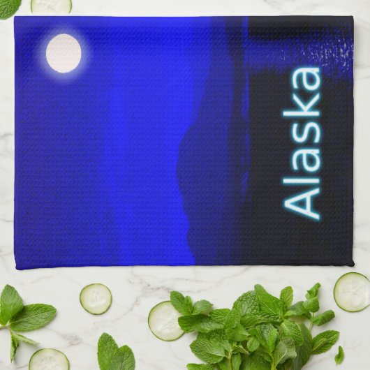 Mondlicht Geschirrtuch (Gefaltet)