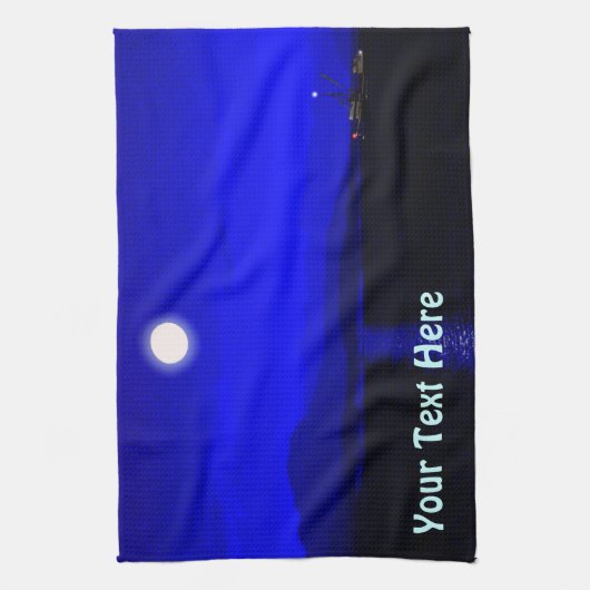 Mondlicht Geschirrtuch (Vertikal)