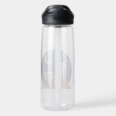 Mondlicht-Hasen-Bäckerei Trinkflasche (Rückseite)