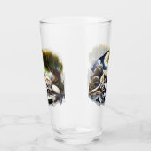 Mondlicht-Heiligkeit ein schlummernder Wolf Glas (Rechts)