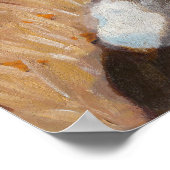 Mondlicht Herbstnacht: 24x20 Poster (Ecke)