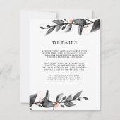 Mondlicht | Hochzeitsgast - Umzäunung Einladung (Vorderseite)