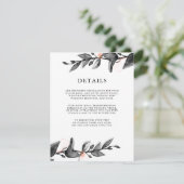 Mondlicht | Hochzeitsgast - Umzäunung Einladung (Stehend Vorderseite)