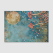 Mondlicht im Märchengarten Seidenpapier (Vorderseite)