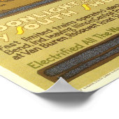 Mondlicht in Duneland Poster (Ecke)