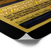 Mondlicht in Duneland Poster (Ecke)