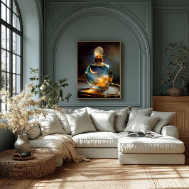 Mondlicht in einer Flasche - Dreamy Nocturnal Parf Leinwanddruck