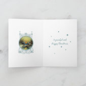 Mondlicht in Vermont Feiertagskarte (Innenseite)