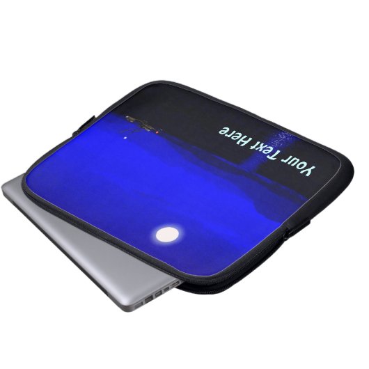 Mondlicht Laptopschutzhülle (Vorne Knopf)