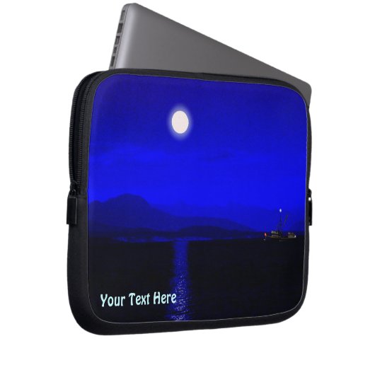 Mondlicht Laptopschutzhülle (Vorne Rechts)