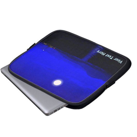 Mondlicht Laptopschutzhülle (Vorne Knopf)