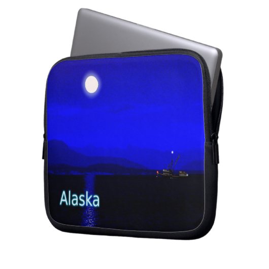 Mondlicht Laptopschutzhülle (Vorderseite Links)