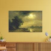 Mondlicht Leinwanddruck (Insitu (Wohnzimmer))