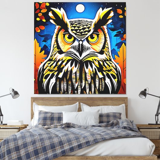 Mondlicht Leinwanddruck (Insitu (Schlafzimmer))